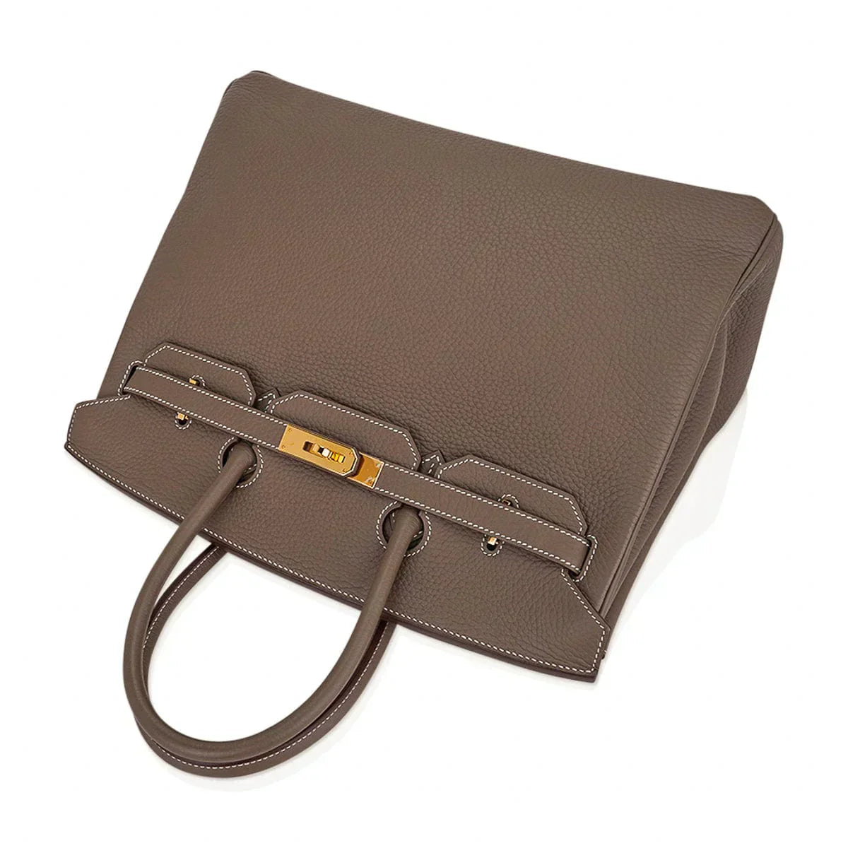 👜Birkin 35 Bag Etoupe Gold Hardware Togo Leather