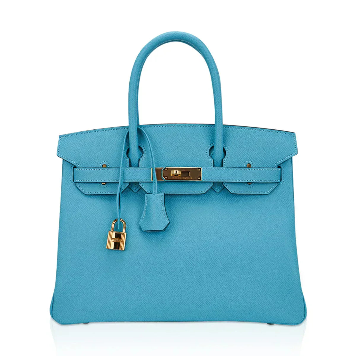 👜Birkin 30 Bag Blue du Nord Gold Hardware Epsom Leather