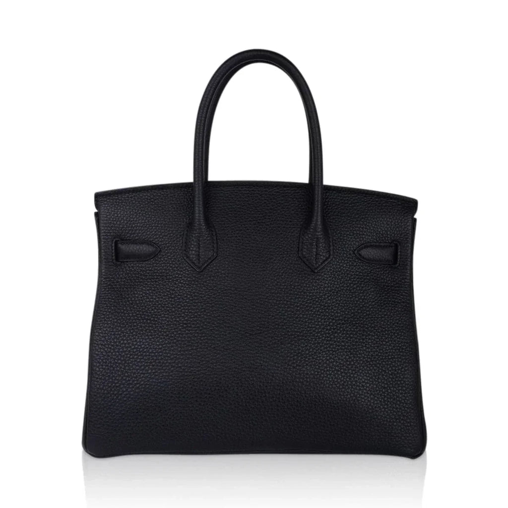 👜Birkin 30 Bag Black Togo Leather with Rose Gold Hardware