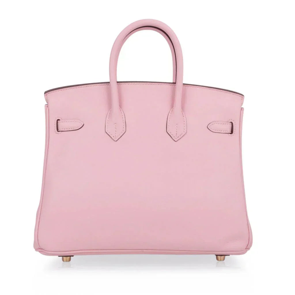 👜Birkin 25 Bag Rose Sakura Swift Gold Hardware Rare
