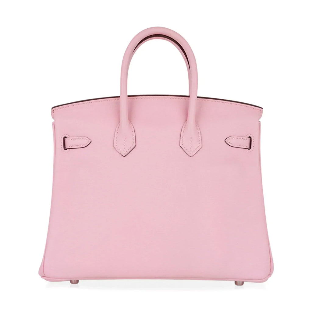 👜Birkin 25 Bag Rose Sakura Palladium Hardware Rare