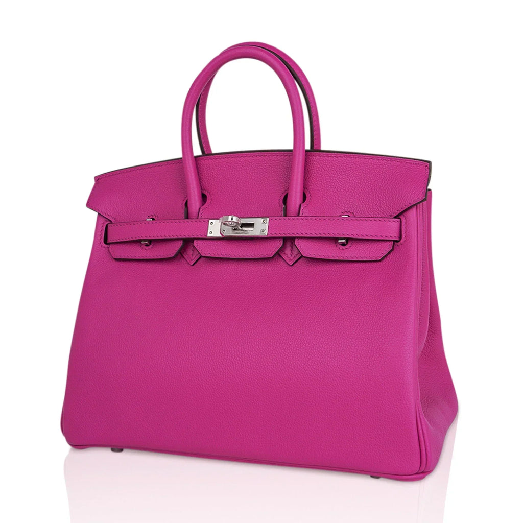 👜Verso Birkin 25 Bag Magnolia Capucine Togo Leather with Palladium Hardware