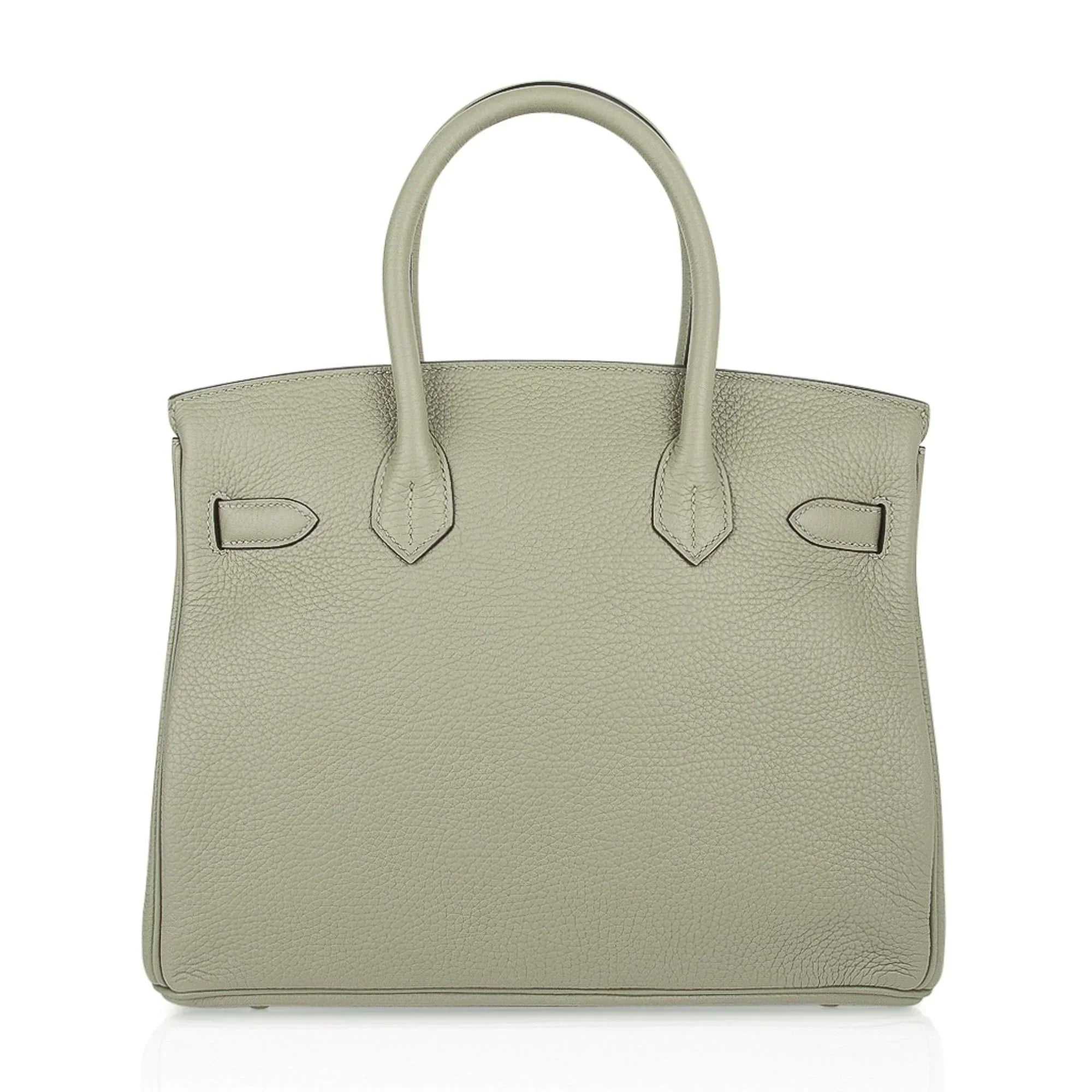 👜Birkin 30 Bag Sage (Sauge) Clemence Leather Gold Hardware