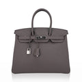 👜Birkin 35 Bag Etain Togo Leather with Palladium Hardware