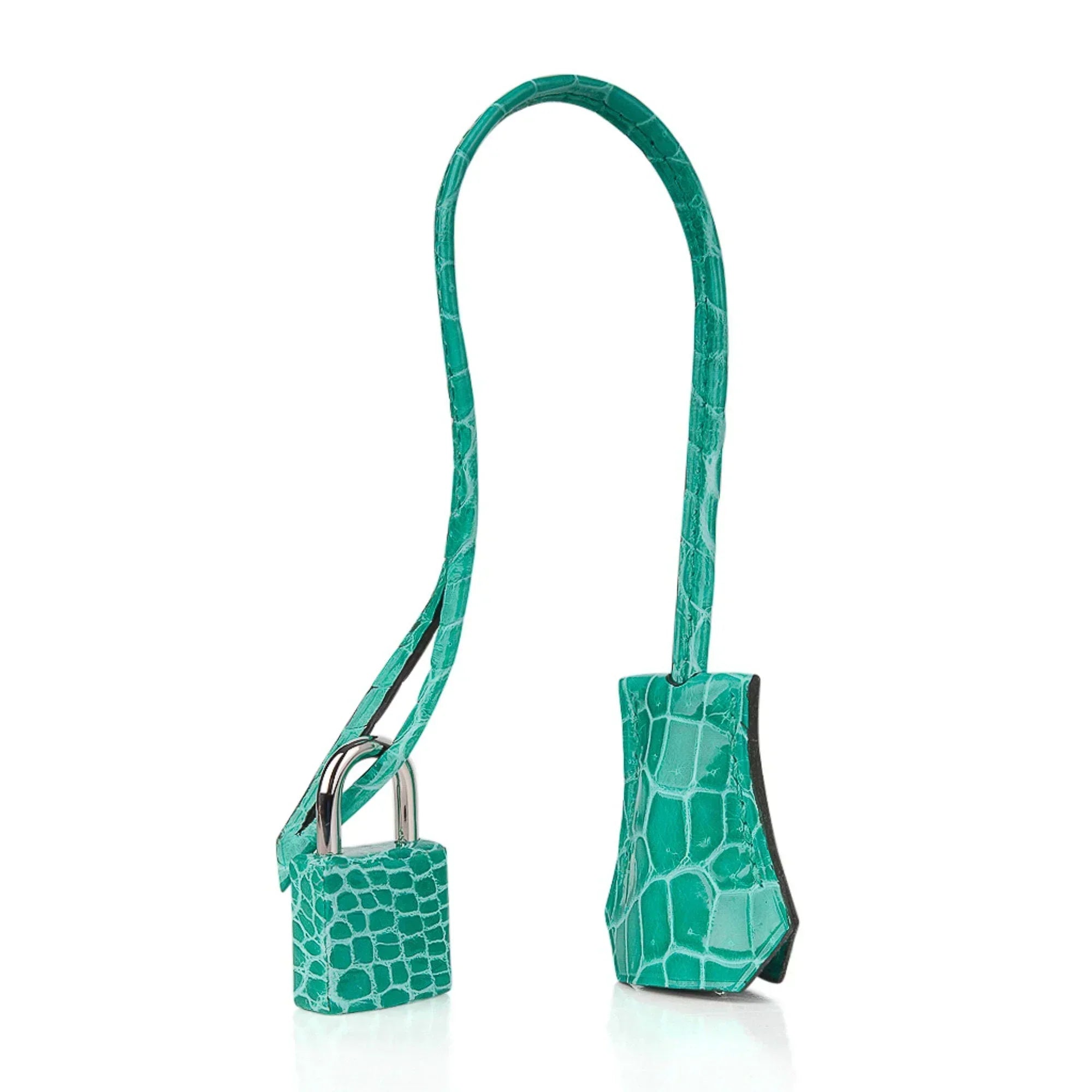 👜Limited Edition Birkin 30 Bag Vert Jade Porosus Crocodile with Palladium Hardware