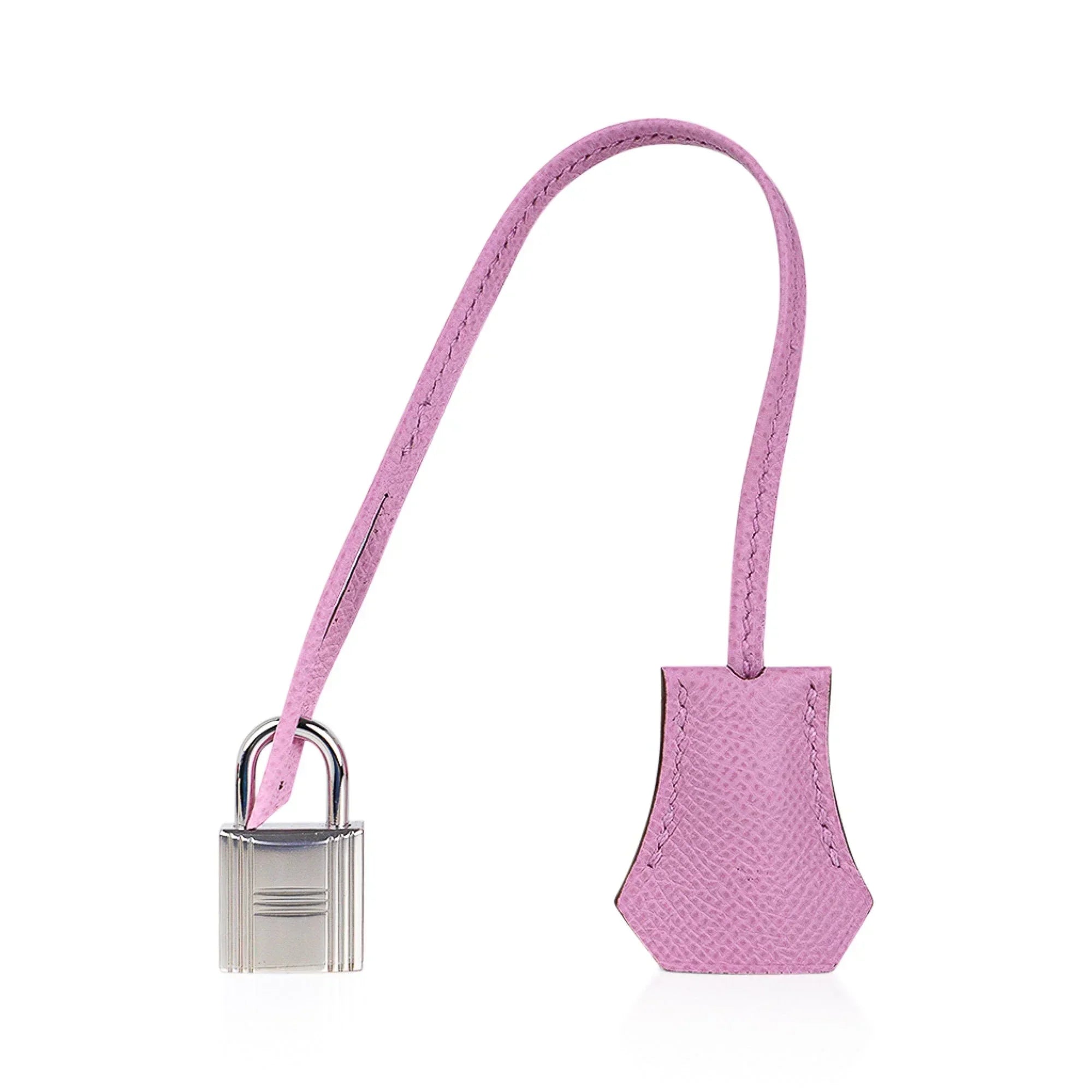 👜Birkin 30 Bag Mauve Sylvestre Epsom Leather with Palladium Hardware