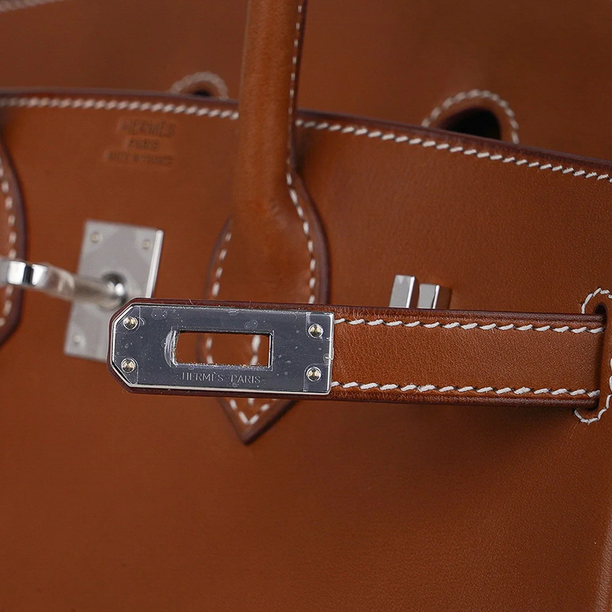 👜Limited Edition Birkin 25 Fauve Barenia Leather Bag Palladium Hardware