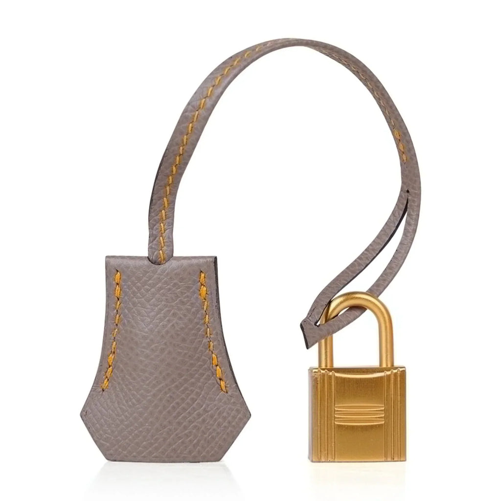 👜Birkin HSS 25 Bag Jaune Ambre / Gris Asphalte Gold Hardware