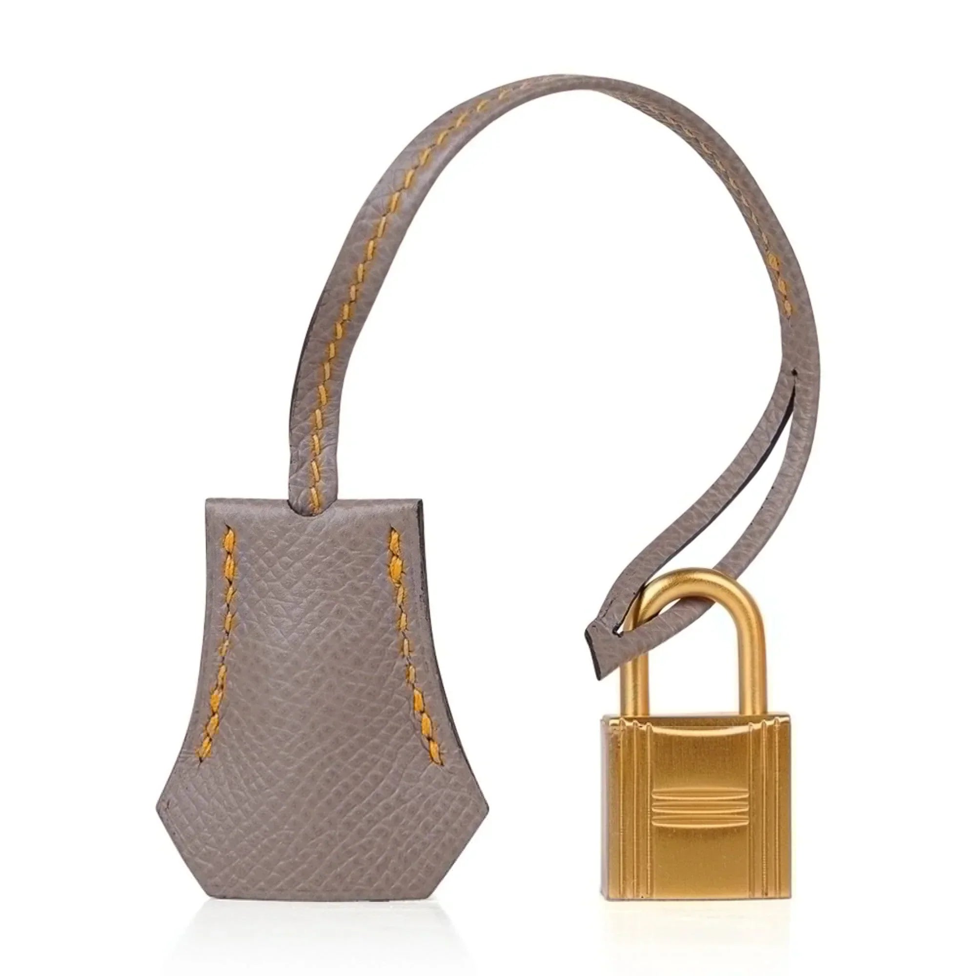👜Birkin HSS 25 Bag Jaune Ambre / Gris Asphalte Gold Hardware