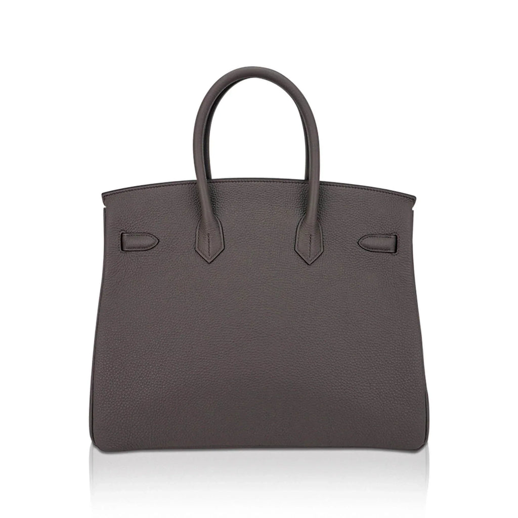 👜Birkin 35 Bag Etain Togo Leather with Palladium Hardware