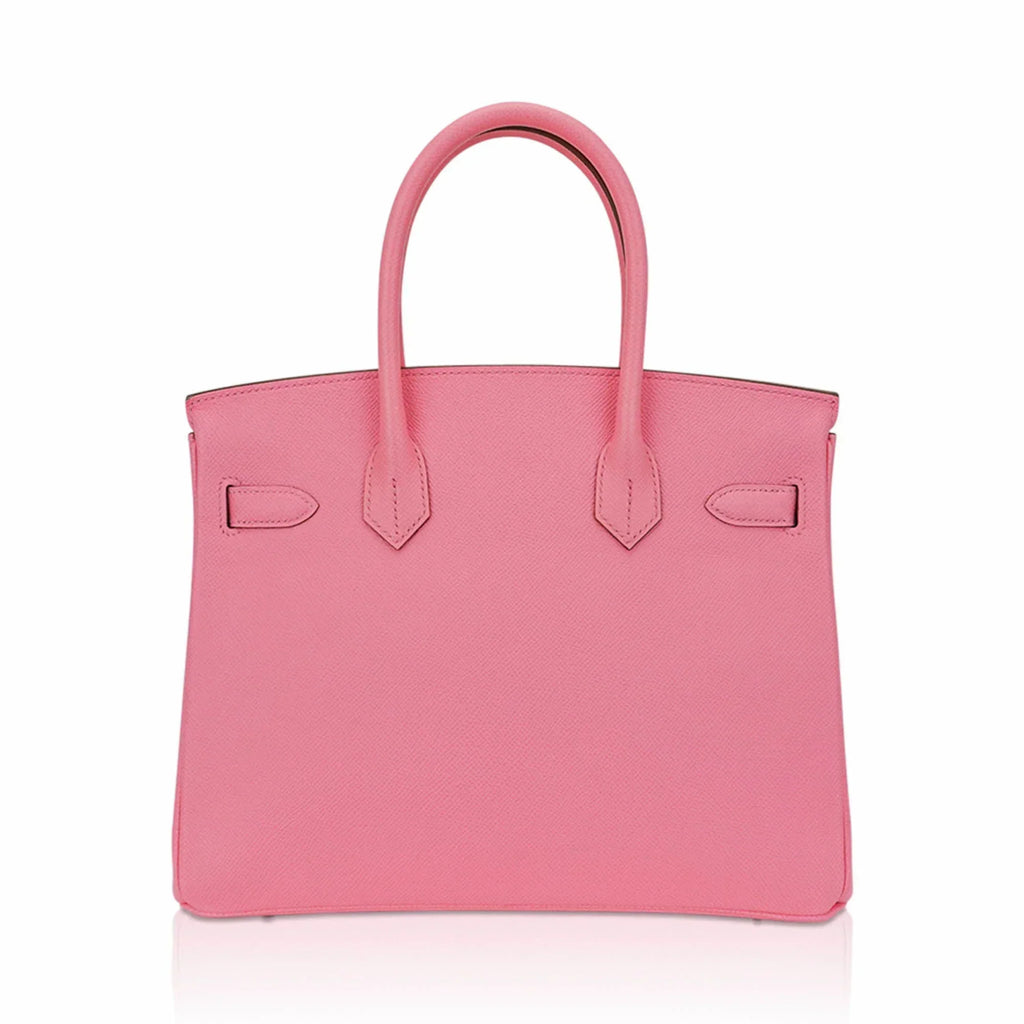 👜Birkin 30 Bag Rose Confetti Epsom Leather with Palladium Hardware