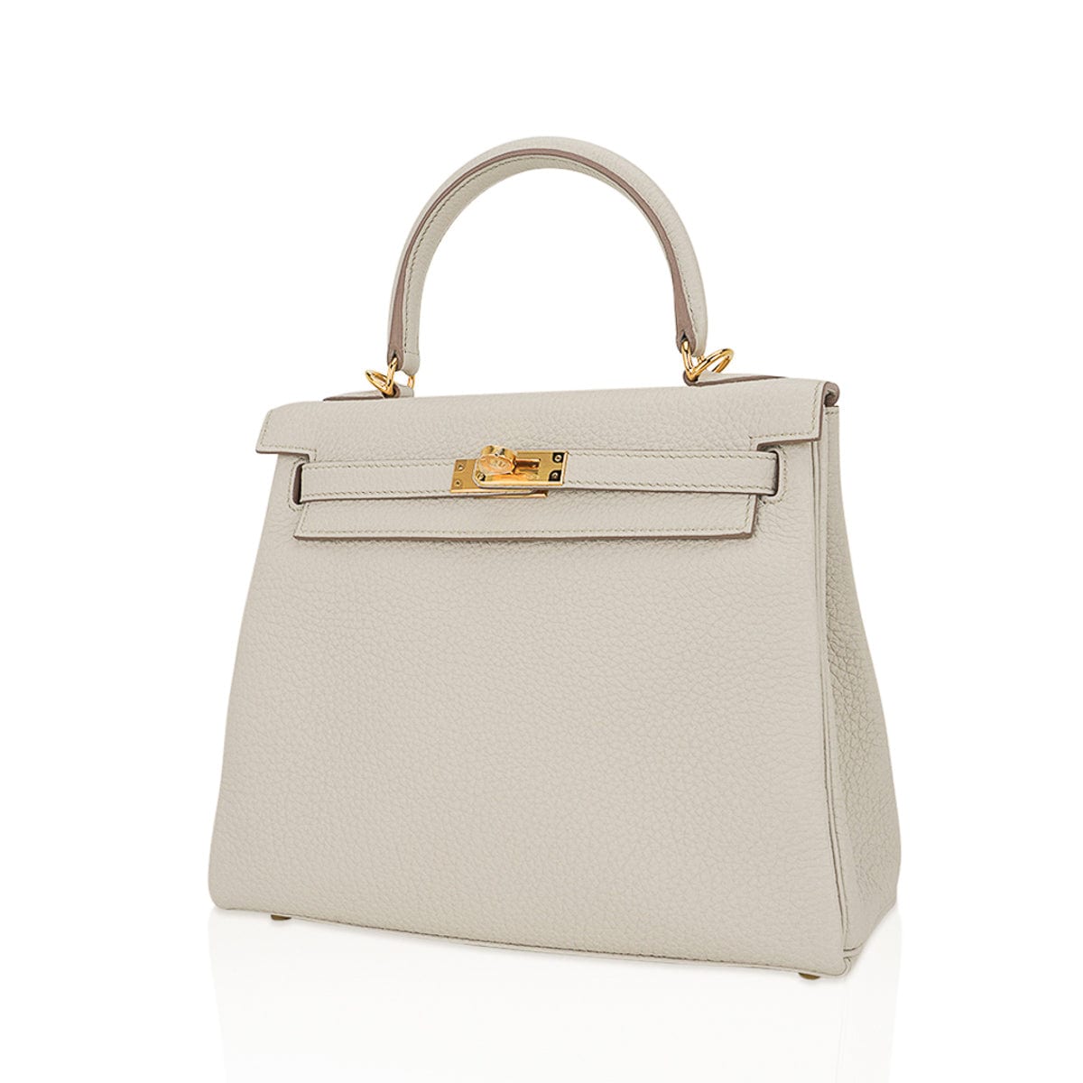 👜Kelly 25 Retourne Bag Beton Togo Leather with Gold Hardware
