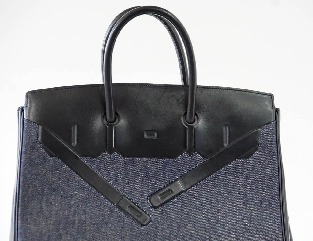 👜Birkin 35 Bag Rare Limited Edition Denim Shadow