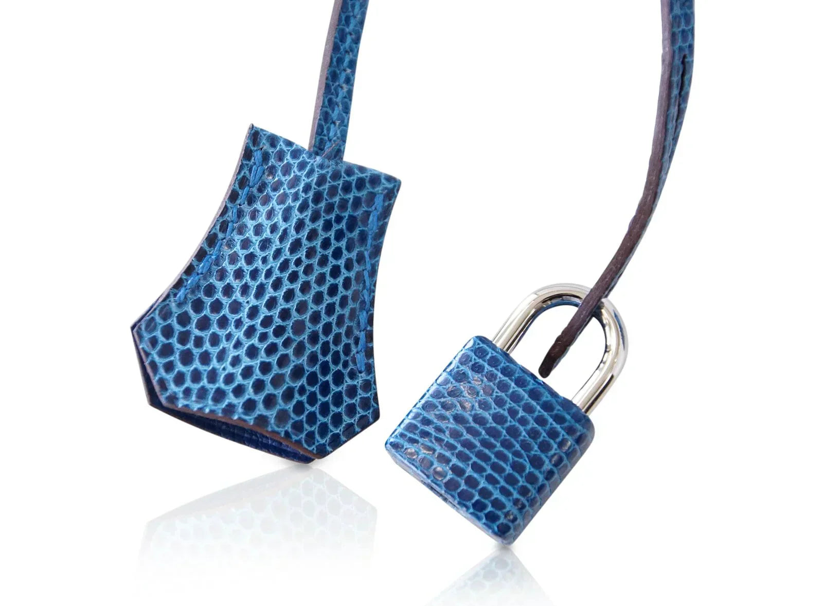 👜Birkin 25 Bag Mykonos Very Rare Lizard Palladium Hardware