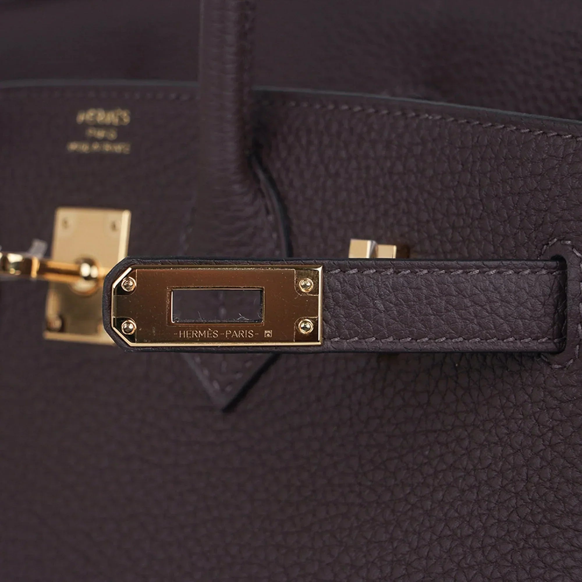 👜Birkin 25 Bag Chocolat Gold Hardware Togo Leather