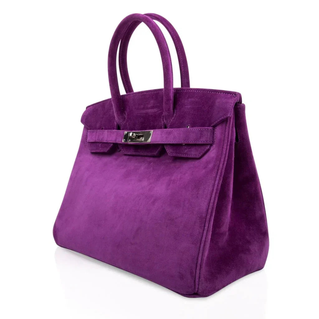 👜Birkin 30 Bag Rare Doblis Violet Palladium Hardware