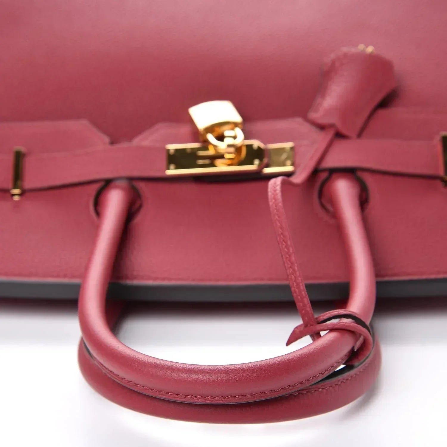 👜Birkin 25cm Rouge H Bordeaux Red Gold Hardware Bag Y Stamp