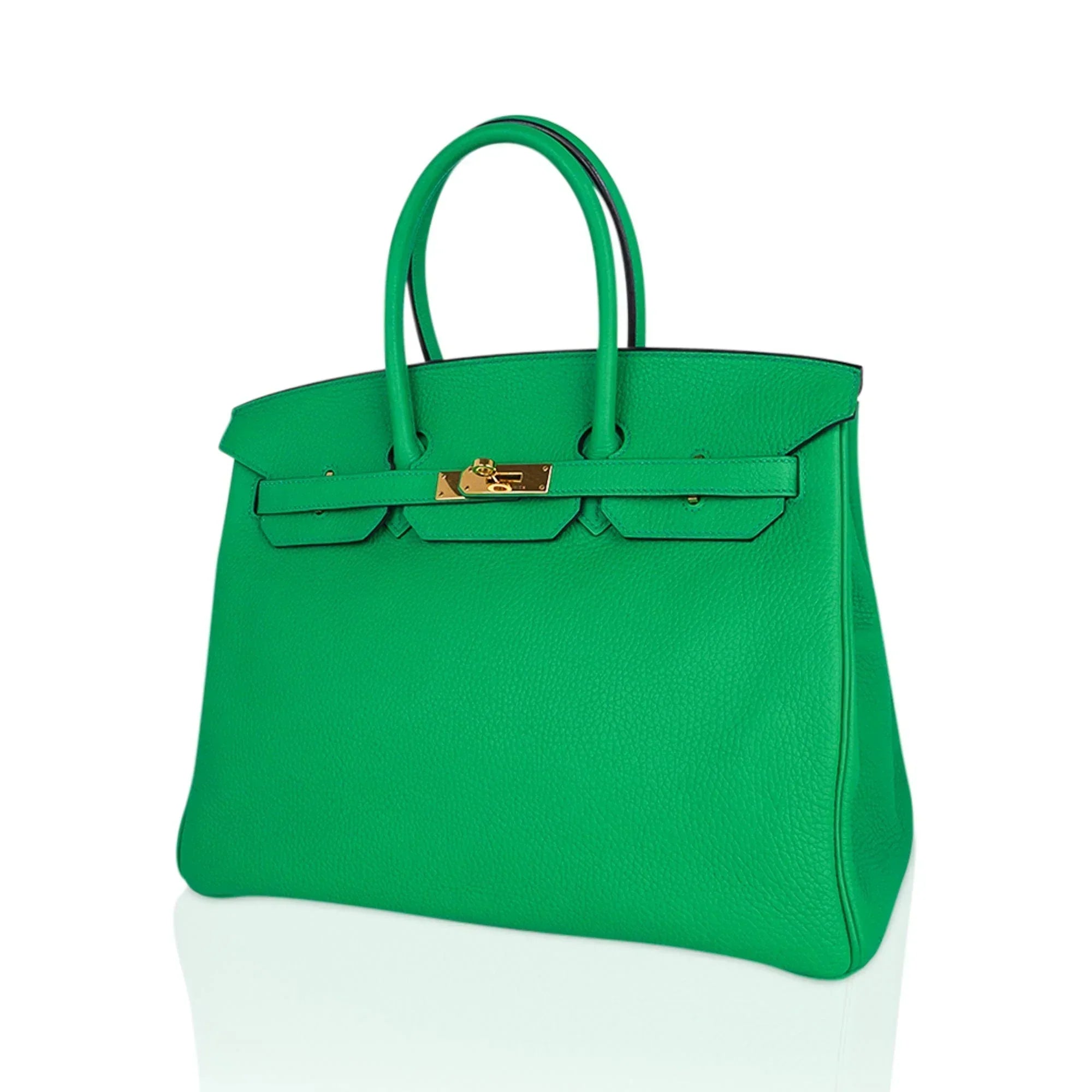 👜Birkin 35 Bag Bamboo Togo Leather with Gold Hardware