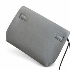 Kelly Depeches 25 clutch, Epsom leather (with additional shoulder strap), can be worn cross-body, can be carried by hand or on the wrist, daily needs, seamless switch between business/leisure - centra