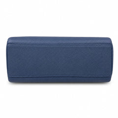 🆕 In stock Kelly Messenger messenger bag for men and women, sapphire blue silver buckle, imported leather, all-steel hand-waxed thread, the best value for money on the Internet. The classic combinatio