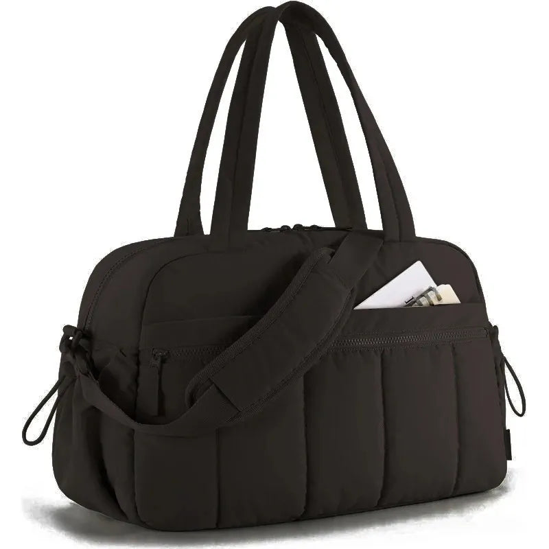 Women's Waterproof Travel/Gym/Diaper Bag – Suitable as carry-on luggage and compatible with strollers.
