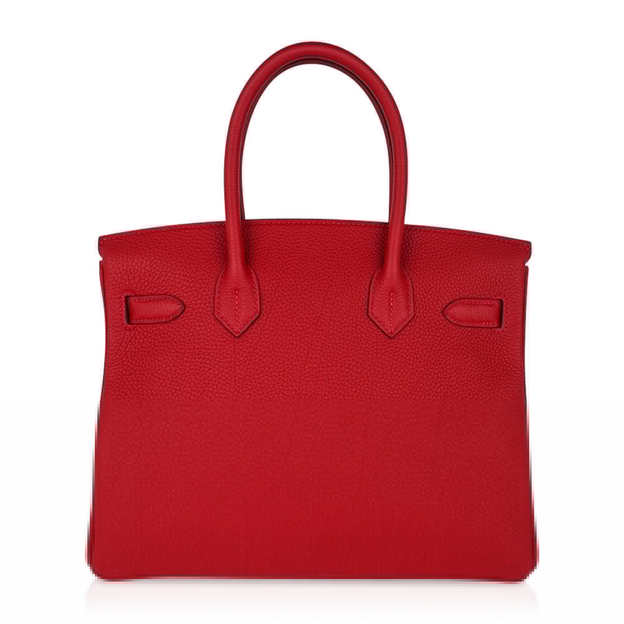 👜Birkin 30 Bag Lipstick Rouge Vif Togo Leather with Gold Hardware