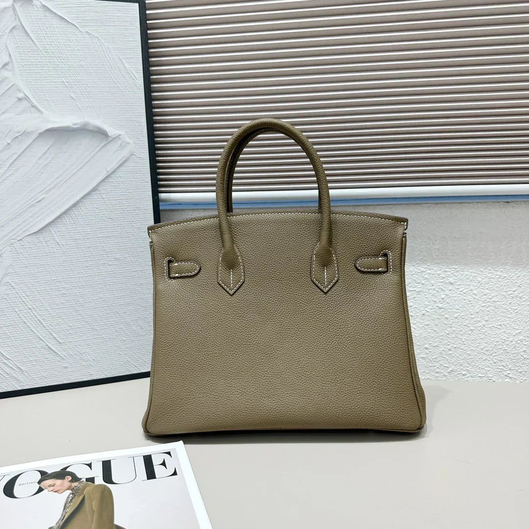 👜Birkin bag made of extremely Togo Birkin 30 Etoupe