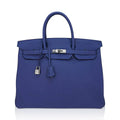 👜Limited Edition Birkin 40 Bag Blue de Prusse Togo Leather with Palladium Hardware