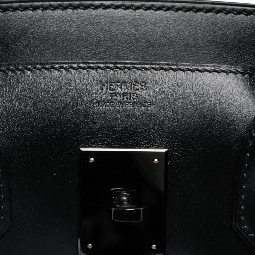 👜Birkin 30 Bag So Black Limited Edition Box Leather