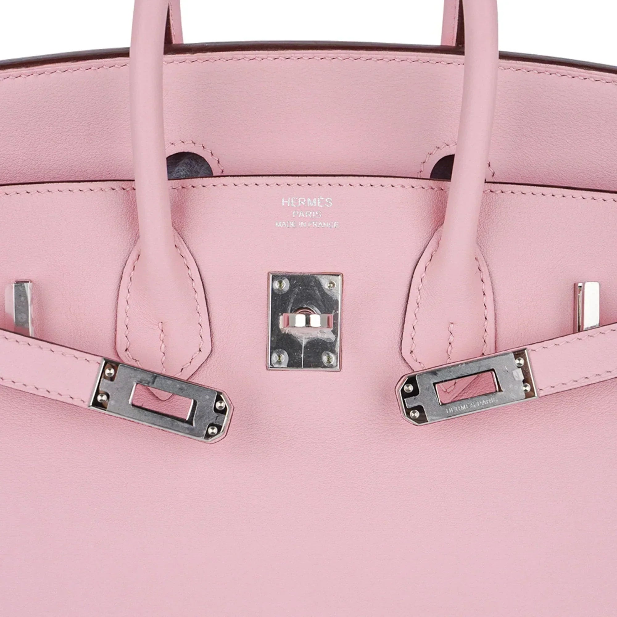 👜Birkin 25 Bag Rose Sakura Palladium Hardware Rare