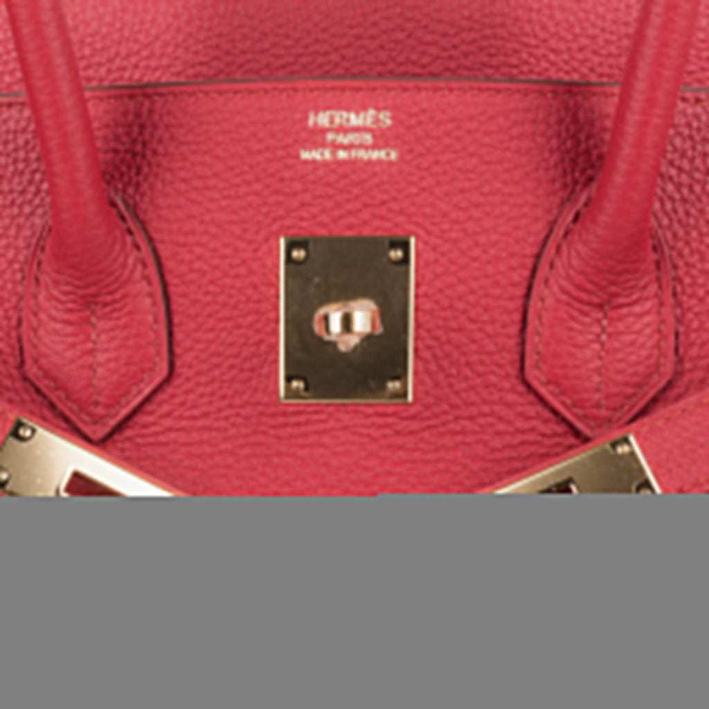👜Birkin 35 Bag Vermillion Togo Leather with Gold Hardware