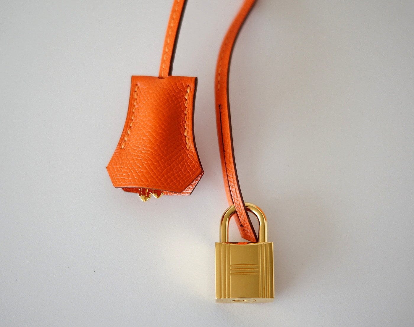 👜Kelly 32 Bag Sellier Feu Lush Orange Epsom Gold Hardware