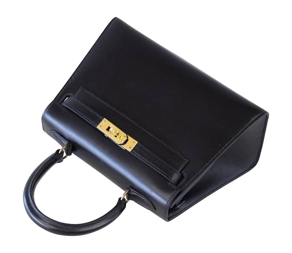 👜Kelly 20 Mini Sellier Vintage Bag Box Leather Gold Hardware