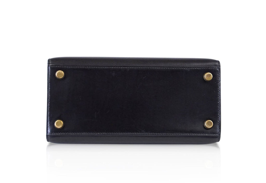 👜Kelly 20 Mini Sellier Vintage Bag Box Leather Gold Hardware