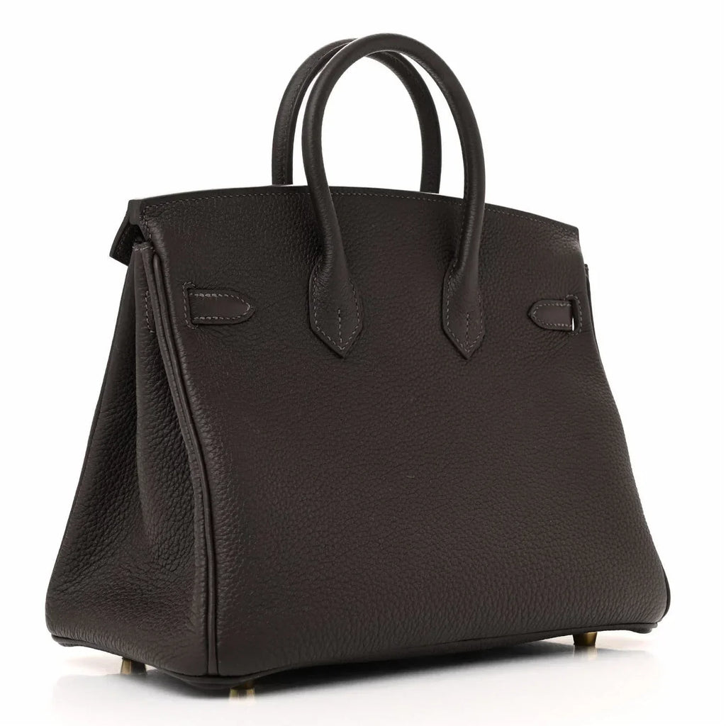 👜Birkin 25 Togo handbag is made of extremely soft calfskin