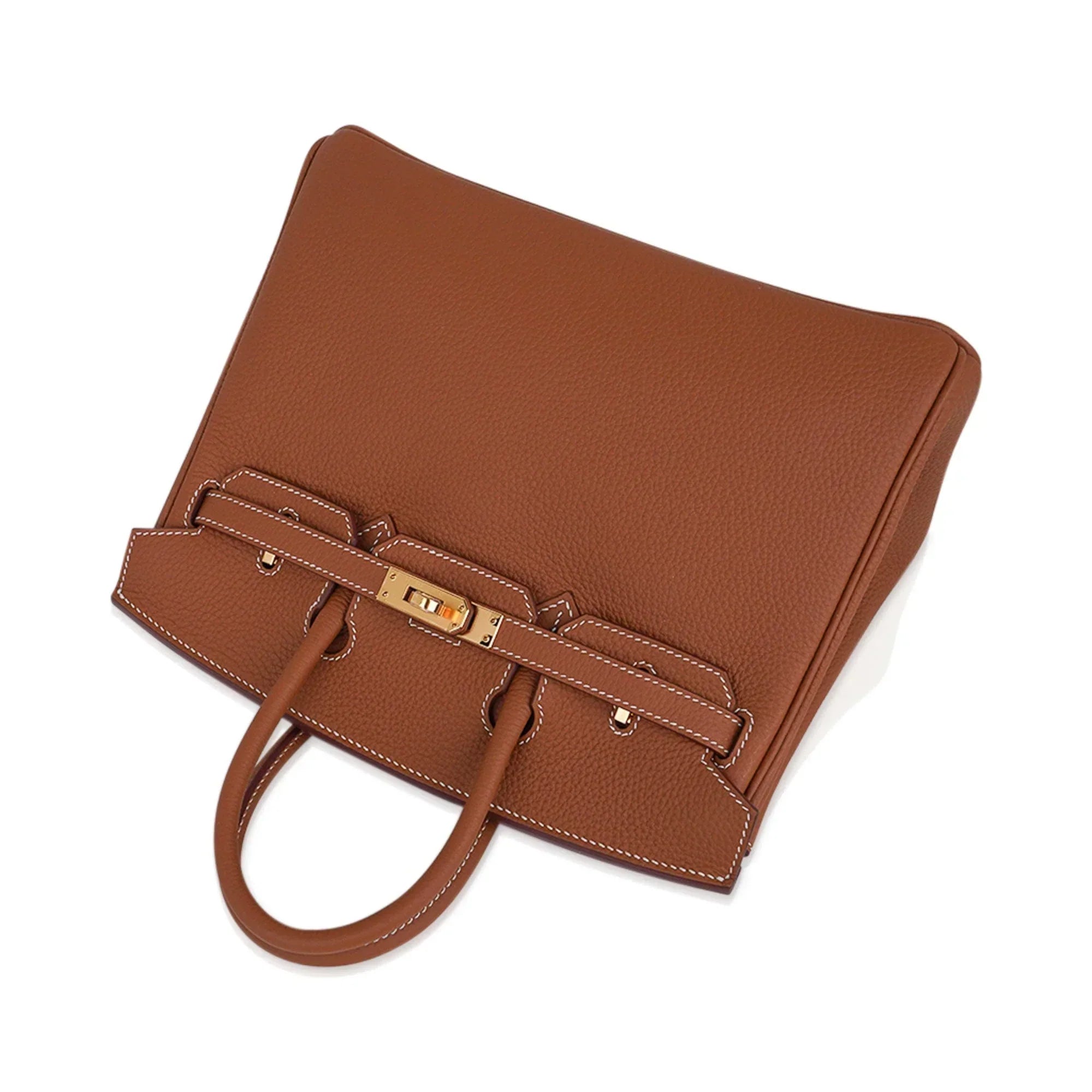 👜Birkin 25 Bag Gold Togo Leather with Gold Hardware