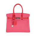 👜Special Order HSS Birkin 30 Bag Rose Azalee & Rose Jaipur Epsom with Brushed Palladium Hardware