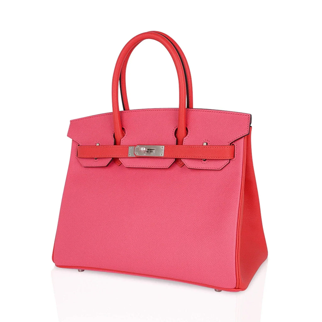 👜Special Order HSS Birkin 30 Bag Rose Azalee & Rose Jaipur Epsom with Brushed Palladium Hardware