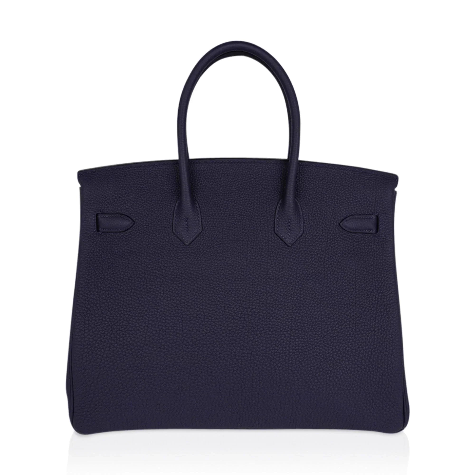 👜Birkin 35 Bag Blue Nuit Gold Hardware Togo Leather