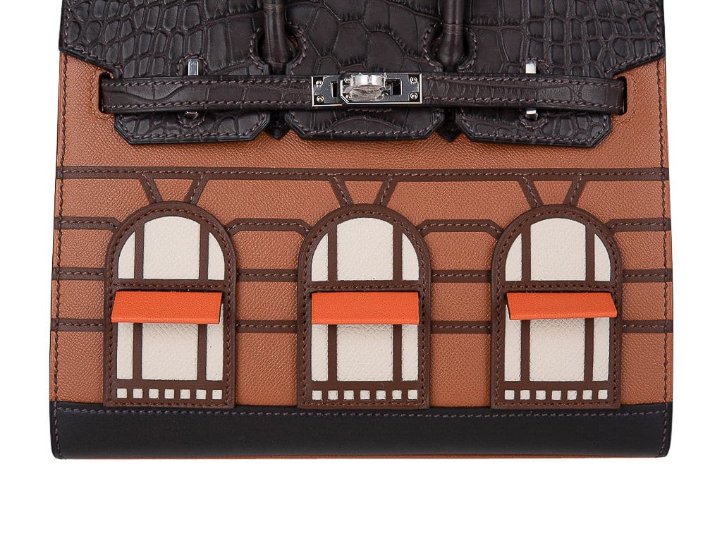 👜Birkin 20 Sellier Limited Edition Faubourg Bag with Palladium Hardware