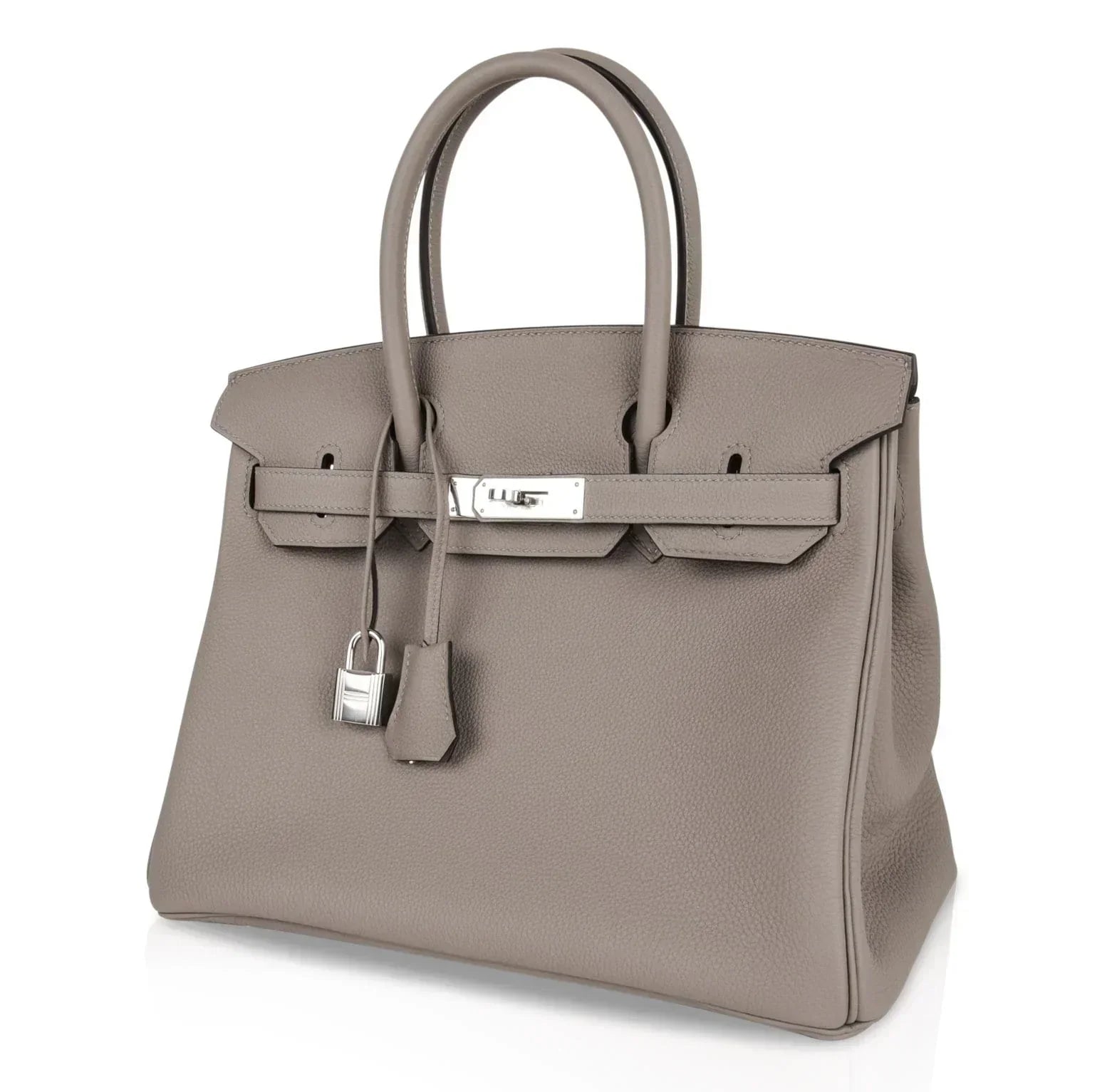 👜Birkin 30 Bag Gris Asphalte Togo Palladium Hardware