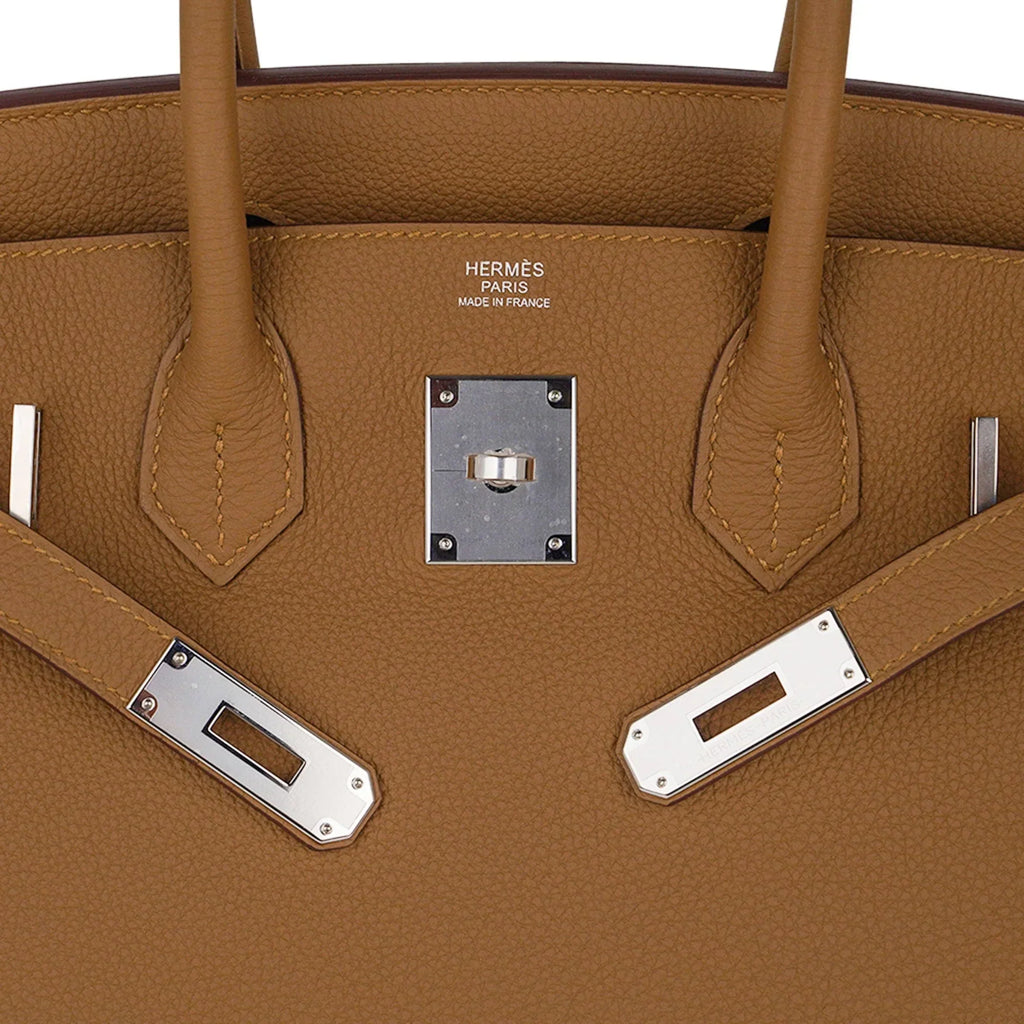 👜Birkin 30 Bag Bronze d’Or Togo Leather Palladium Hardware