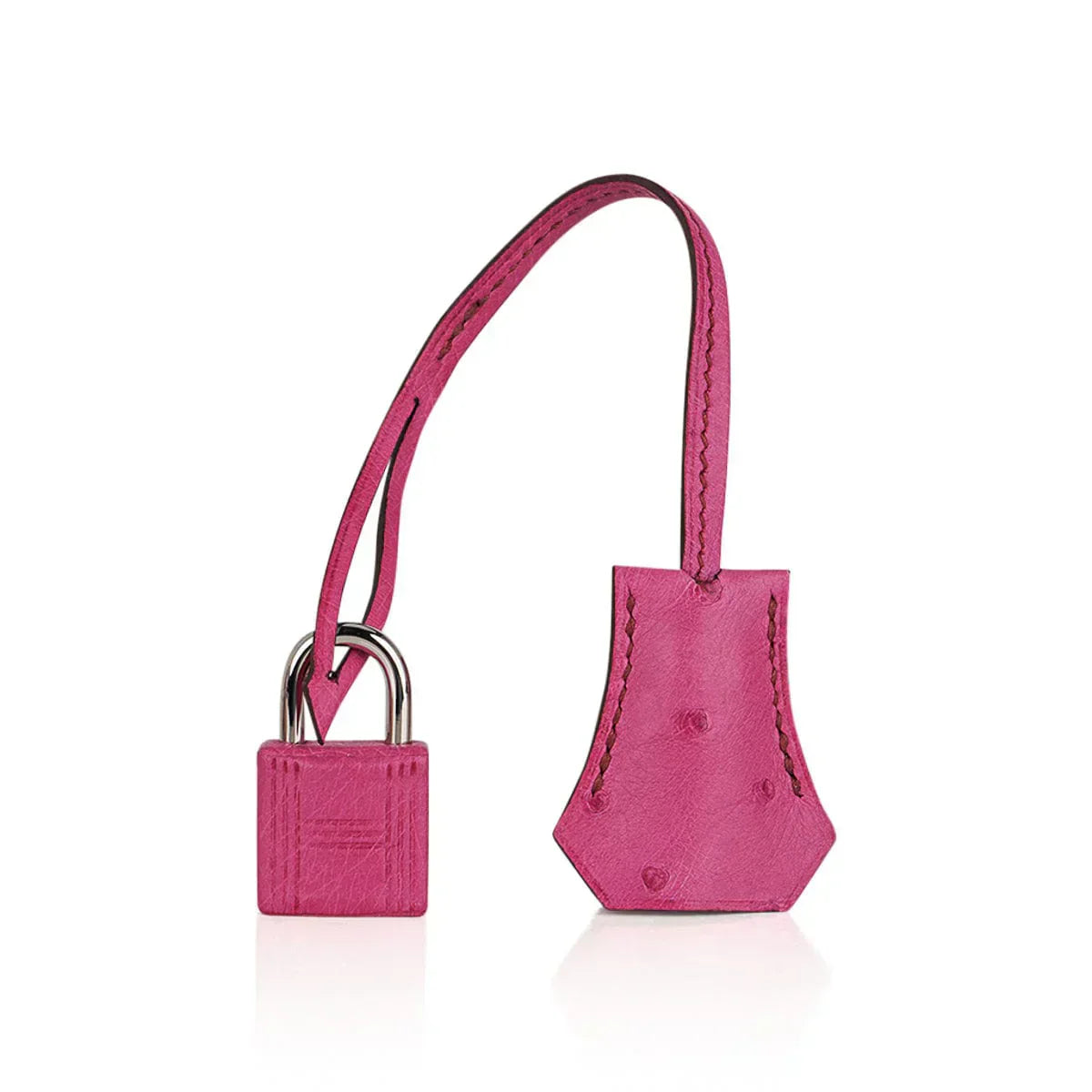 👜Birkin 25 Bag Fuchsia Ostrich with Palladium Hardware