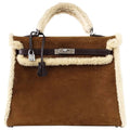 👜Kelly 35 Bag Rare Limited Edition Teddy Shearling Plush