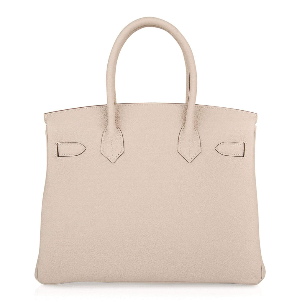 👜Birkin 30 Bag Craie Togo Leather with Rose Gold Hardware