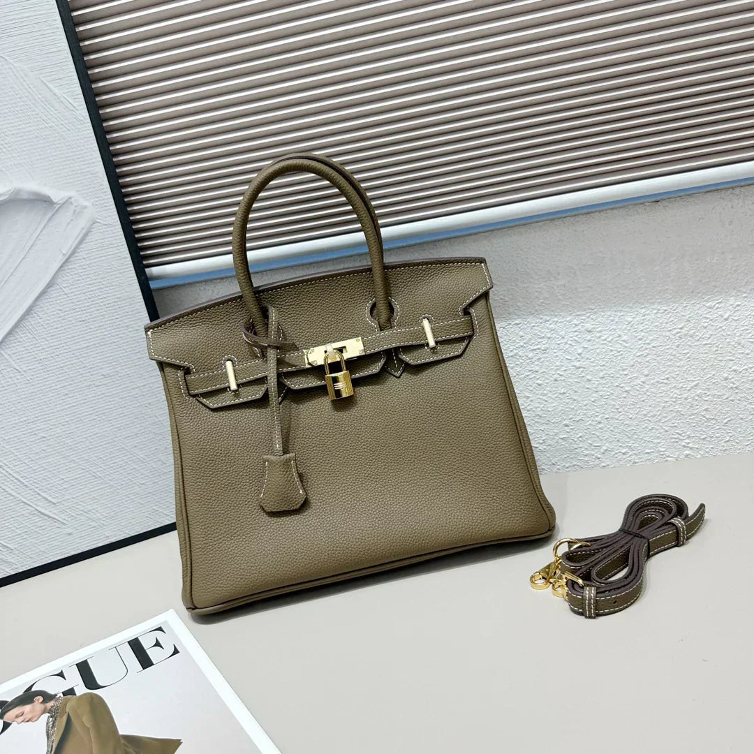 👜Birkin bag made of extremely Togo Birkin 30 Etoupe