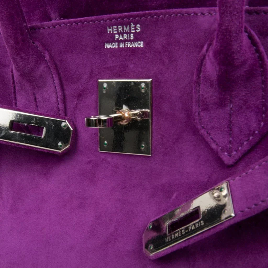 👜Birkin 30 Bag Rare Doblis Violet Palladium Hardware