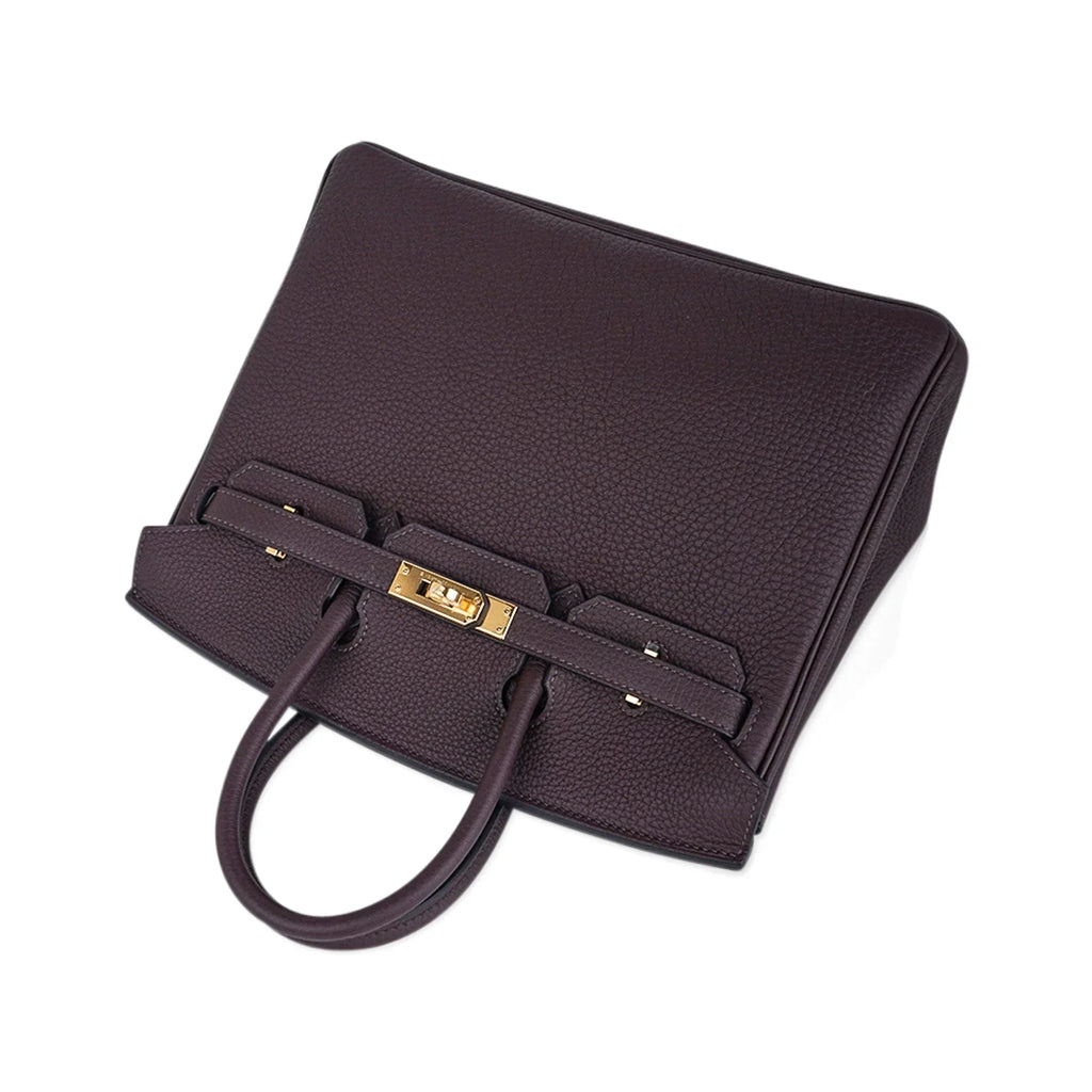 👜Birkin 25 Bag Chocolat Gold Hardware Togo Leather
