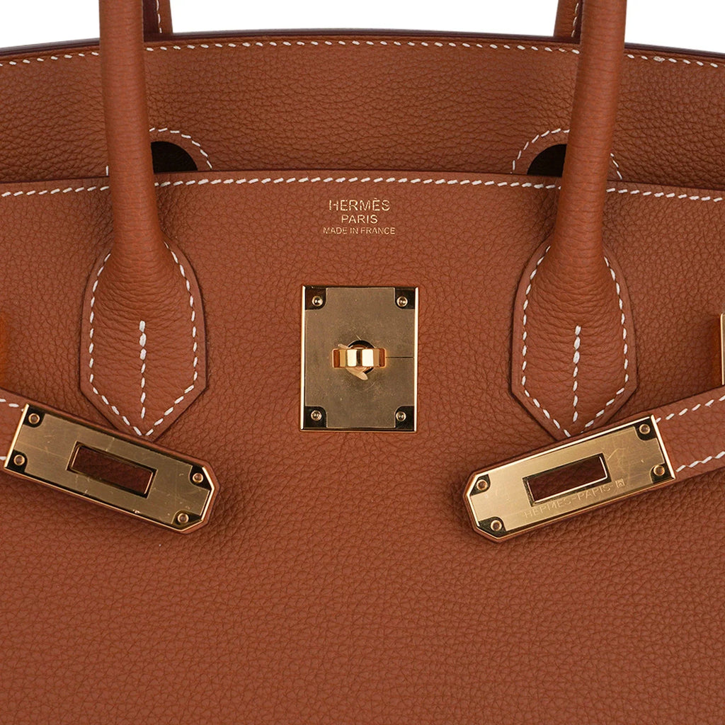 👜Birkin 30 Bag Gold Togo Leather Gold Hardware