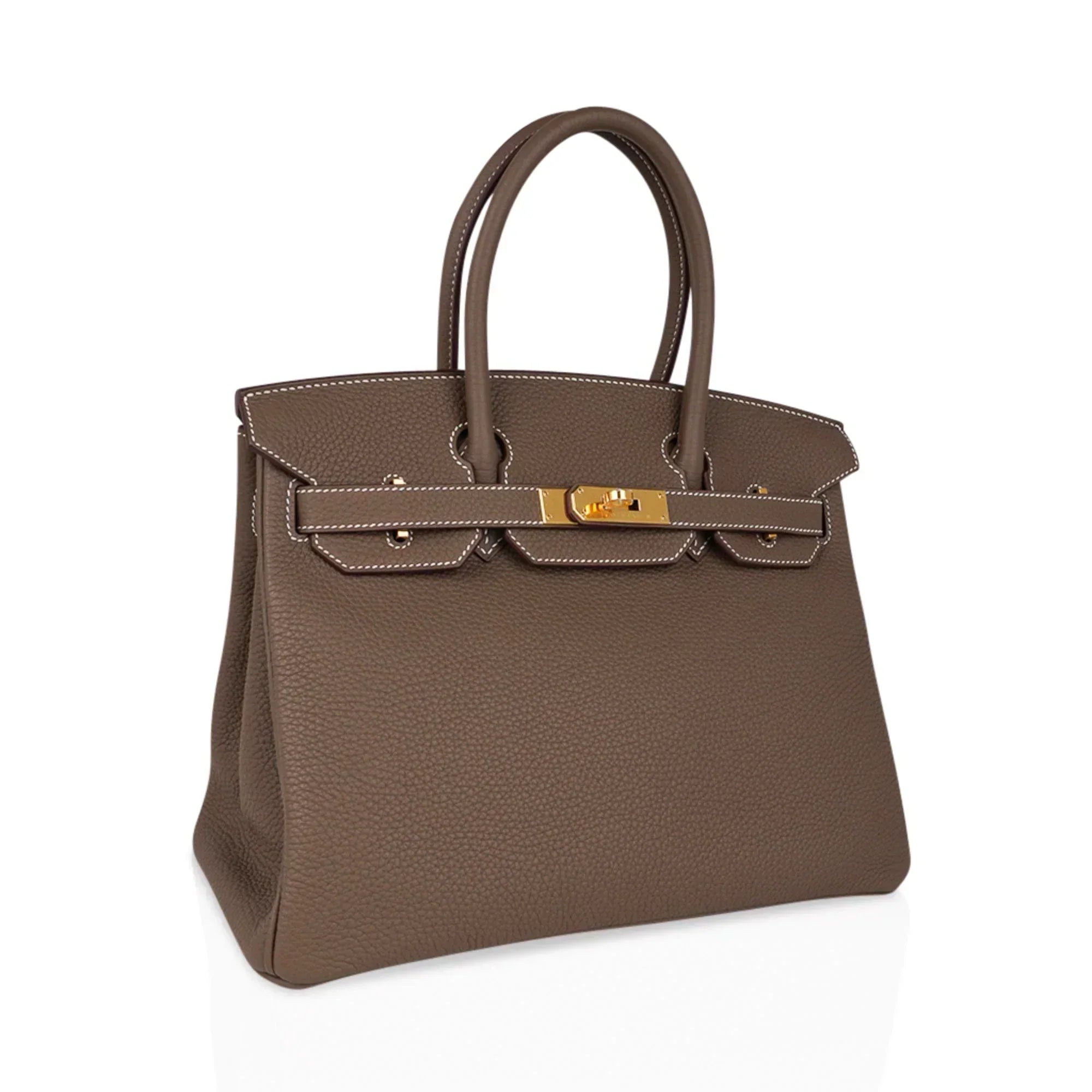 👜Birkin 30 Bag Etoupe (Taupe) Gold Hardware Togo Leather